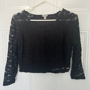 Guess Lace Cropped Top